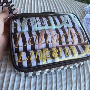 Rare Henri Bendel Laundry Bag Set New With Tags